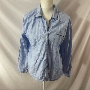J.Crew Vintage pajama top button down